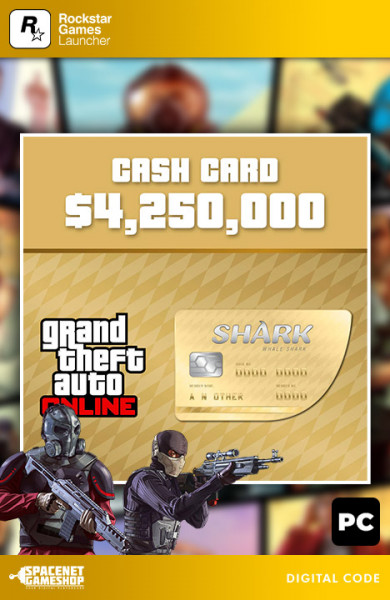 Grand Theft Auto V GTA 5 Online: Whale Shark Cash Card PC
